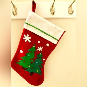 Christmas Stocking with Christmas Trees!